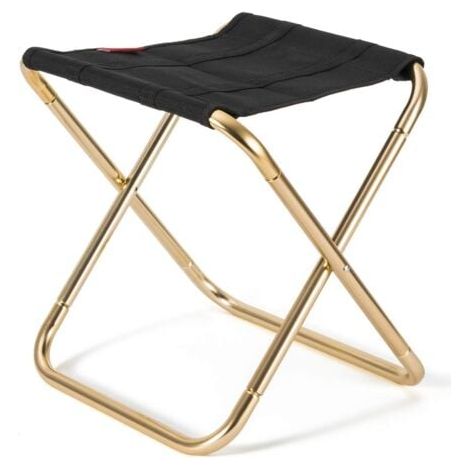 AIPERQ Klappbare Campinghocker, tragbare Klapphocker für den Außenbereich zum Angeln, Wandern, Grillen, aus robustem Aluminium-Nylon, zusammengeklappt (32 x 24 x 27,5 cm) (1/4)