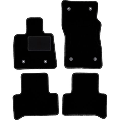 Tappetini in velluto nero per: Alfa Romeo Stelvio 2x4 (2WD) SUV (2016-) (1/5)