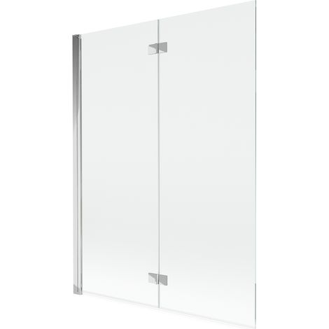 Mexen Mist, zweiteilige Duschwand links 130 x 150 cm, transparent, Chrom - 8A9-130-002-01-00-L (1/5)
