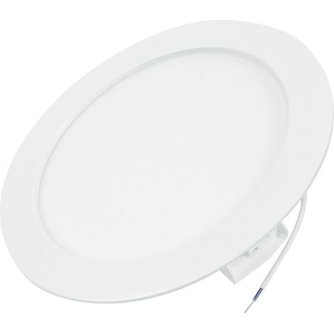 Panneau led encastrable et saillie rond aluminium et plastique 24W (1/4)