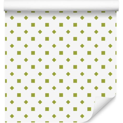 Papier peint à pois blancs, liseré blanc, pour salon et chambre, 50 x 1000 cm (1/5)