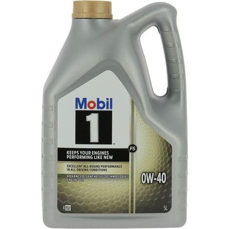 Motoröl 5W-40 FS Synthese - MOBIL 1 - Kanister 5L - Ultra hochleistungsfähig - umweltfreundlich