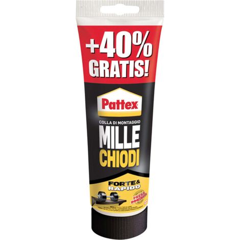 PATTEX MILLECHIODI FORTERAPIDO 250 G+100 G OMAGGIO - 12 pezzi