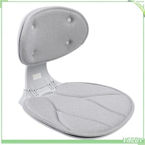 Support de taille pour chaise de bureau - FAFEICY - Ergonomique - Pliable - Gris - Soulagement lombaire (1/5)