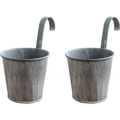 Pot de Fleur Exterieur Porte Plante Interieur Jardinieres Exterieur Suspension Plante Pot Suspendu Deco Scandinave DéCoration de Jardin (2 Pot de Fleur) (1/4)