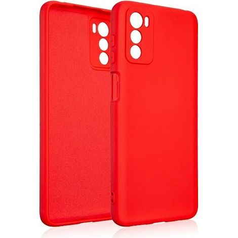 Funda de silicona roja para Motorola Moto G42 Beline (1/3)