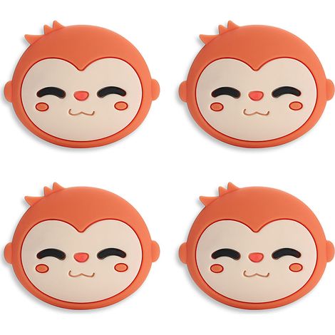 Protections de poignées de porte en silicone, protections d'angle anti-collision, coussinets anti-collision pour poignées de porte, coussinets anti-chocs pour sièges et toilettes, assortiment de 6 piè (1/5)