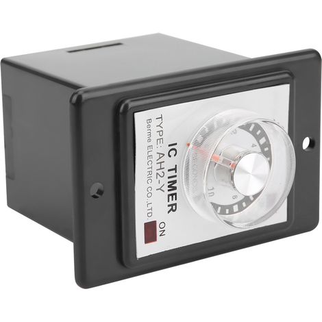 Relais Temporisé 24V AH2-Y 10S, Composant Électrique Basse Tension Durable, Minuterie à Retard pour Installations (1/5)
