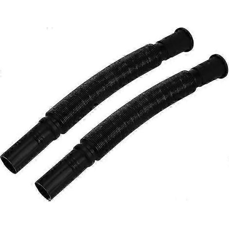 2pcs Washbasin Drain Pipe (Black) Washbasin Sink Drain Hose Flexible Adjustable Sewer Pipe for Kitchen Bathroom (1/5)