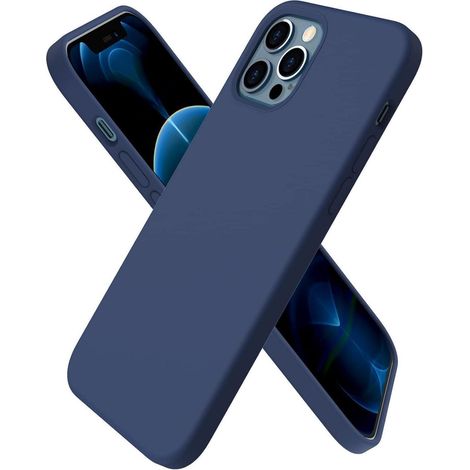 ORNARTO iPhone 12  12 Pro 6,1 Silikon Case Schutzhülle Piniengrün (1/5)