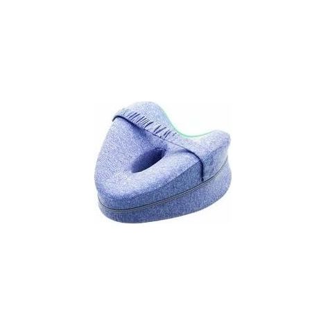 oreiller de oreiller de jambe ergonomique dormeur latéral boucle d'oreiller mémoire oreiller orthopédique oreiller genou confort de couchage optimal housse lavable oreiller pour dormeurs latéraux orei (1/5)