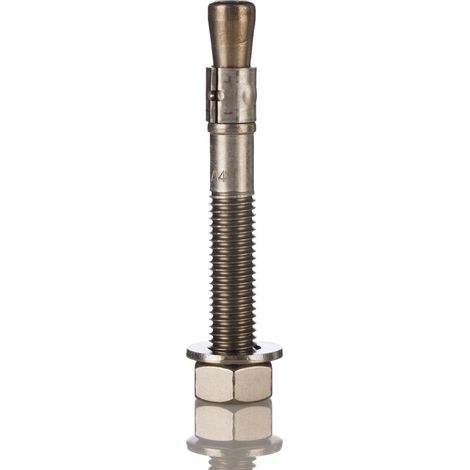 Kit de fixations RS PRO, en Acier Inoxydable M12, 12mm x 105mm ( Prix pour Paquet de 5 ) (1/3)