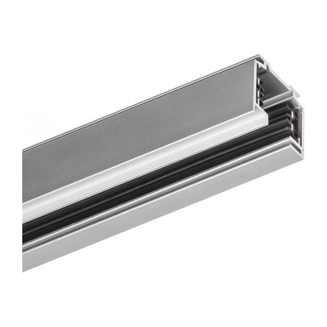 Rail triphasé EUTRAC 3m Gris argent 230V