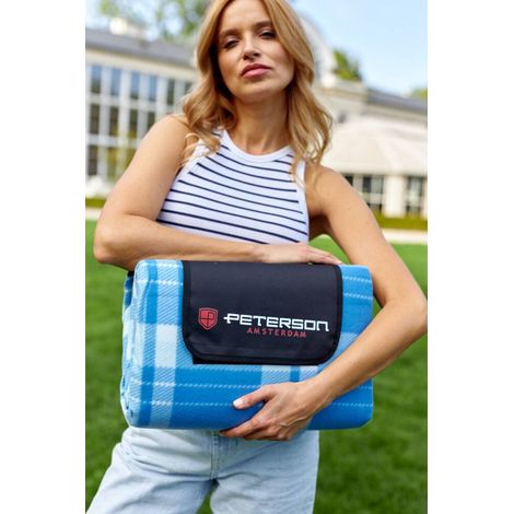 Couverture de pique-nique bleue PTN KOC1-8309 (1/5)