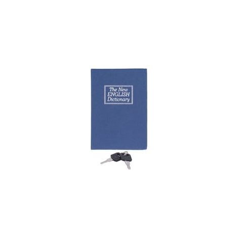 Mini coffre-fort Simulation livre sécurité argent bote à bijoux avec clés de verrouillage pour bureau à domicile bleu