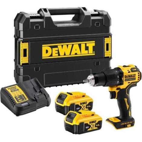 Taladro percutor Dewalt DCD709P2T-QW 18V XR 2x5ah baterías