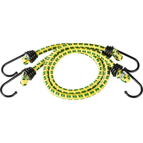 Serre-bagages 45 cm 2 pièces jaune