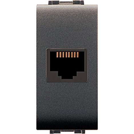 Electrochannels 4083 prise tA lA phonique LAN RJ45 5E 8/8 compatible Btcino