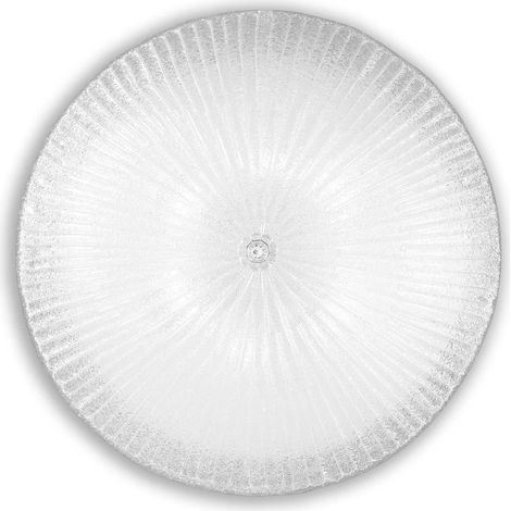 Ideal Lux Shell - Lámpara de techo / pared empotrada para interiores de 6 luces, cromada con vidrio transparente, E27 (1/2)