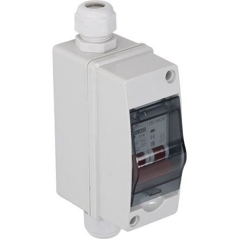 Disjoncteur DC 1000V 16A étanche IP65 pour installation photovoltaïque, interrupteur bipolaire pour énergie solaire. (1/5)
