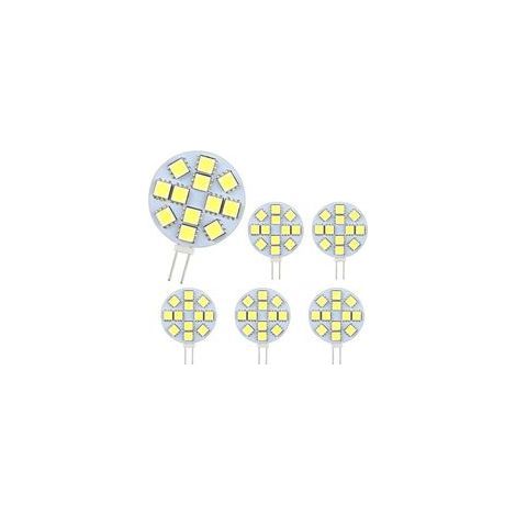 Lot de 10 Ampoules LED G4 DC 12V Non Dimmables Blanc Remplacement pour Ampoules Halogènes 20W pour Cuisine Camping-Car RV Remorque Bateau (1/5)
