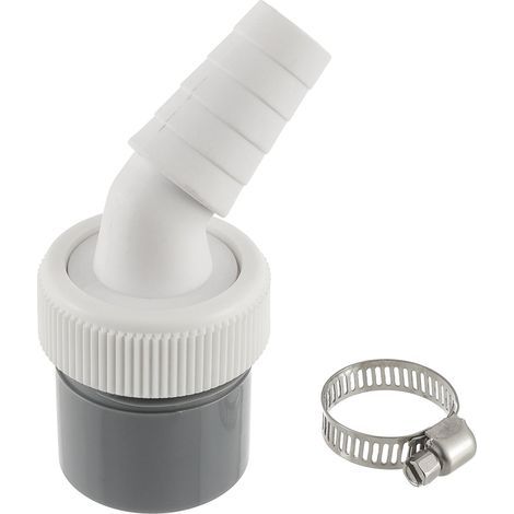 Adaptateur pour Evacuation Machine a Laver, lien lave linge, Tuyau Evacuation Lave Vaisselle avec Sortie pour Tuyau 40 mm et Entrée 19-24 mm Inclut 1 Pièces Collier de Serrage 20-32 mm (1/5)