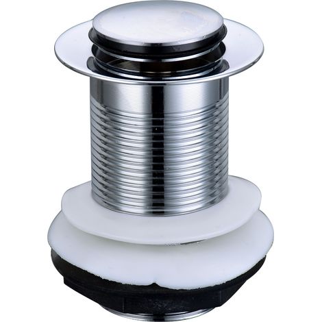 Chrome Unslotted Sprung Basin Waste
