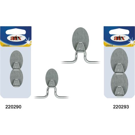 ARTEX Blist 2 Ganci/supp Inox Ades-220290