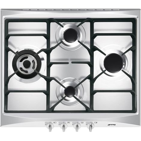Smeg SR264XGH2 Gas-Kochfeld Edelstahl 60 cm (1/3)