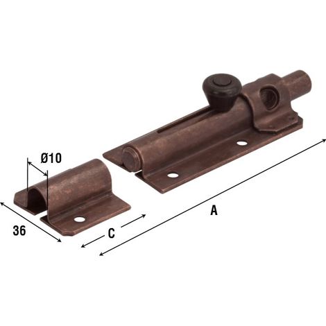 CATENACCIO PORTALUCCHETTO 248 BRONZ 105 MM- 10,0 pz