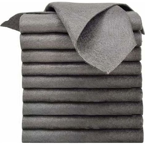 pair Chiffon de Nettoyage Magique pour Les Vitres, 10 Pièces Chiffons Nettoyage Magique Epaissi Forte Absorption d'eau Outils pour Verre Voiture Maison Cuisine Salle de Bain (1/5)