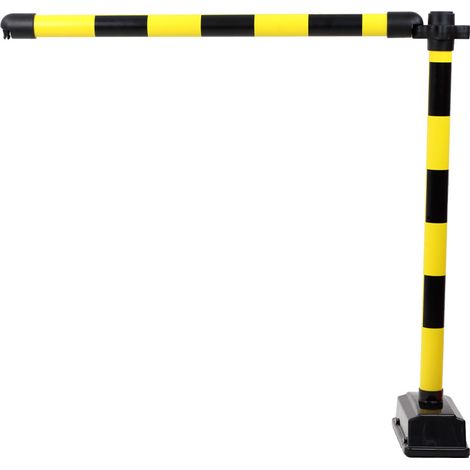 Barrière Express 1 lisse 1m supplémentaire Jaune/Noir - 2001328 (1/2)