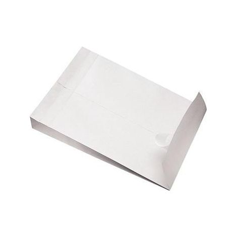 SOENNECKEN Faltentasche Soennecken DIN C4 229 x 324 mm (B x H) mit Fenster 125g/m² mit Haftklebung weiß100 St./Pack.