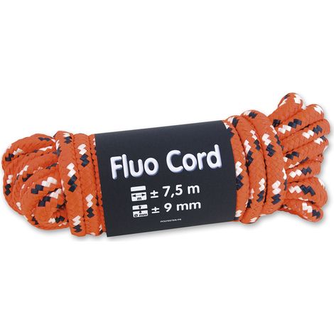 Corde Polyester Tressée, Multicolore, Ø 9 mm/7,5 m