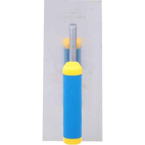 Truelle de plâtrier, truelle à béton Truelle d'écrémage de plâtrage professionnelle Outil de carrelage de coulis de sol pour le plâtrage, le grattage, le maçon, le peintre(240mm) (1/5)