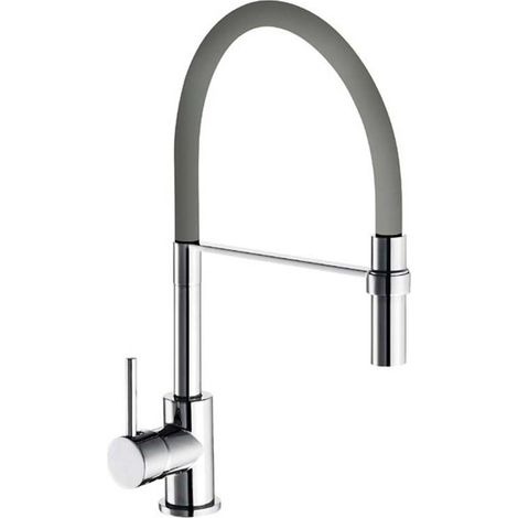 Miscelatore lavello serie winter a bocca alta, grigio (1/3)