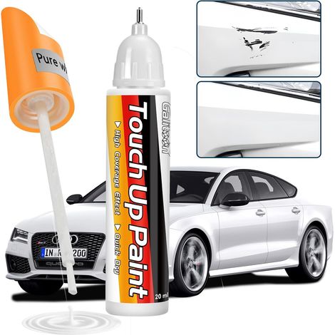 Stylo de retouche peinture voiture 2-en-1, Stylo de retouche peinture carrosserie, et facile pour réparer les petites rayures automobiles peinture voiture, stylo peinture voiture (1/5)