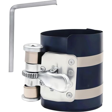 Bardusch-Compresseur à Piston Professionnel, Segments de Piston pour Moteur, Compresseur d’Anneaux de Piston avec Système à Cliquet, Installateur d'anneau de Piston de Voiture, Durable en Acier au Man (1/5)
