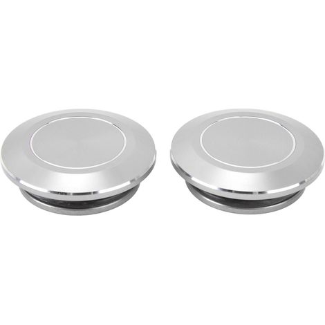 Bouchon de trou de cadre de moto, 2 pièces, bouchons anti-poussière en aluminium CNC pour CMX1100 argent (1/5)
