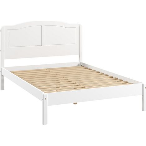 Stratford 4 Feet 6 Inches Bed Frame - L197 x W116 x H145 cm - White