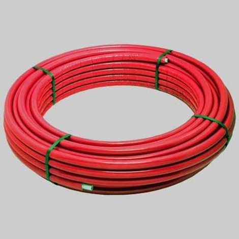 TUBO MULTISTRATO RIVESTITO ROSSO UNIDELTA - 16 x 2,0 Q.TA 50