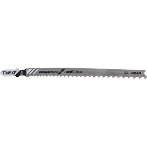BOSCH  HOJA DE SIERRA DE CALAR T 345 XF PROGRESSOR FOR WOOD AND METAL