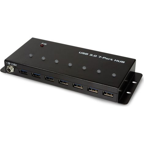 LOGILINK Hub industriel USB 3.0 UA0317, 7 ports, 7x USB-A
