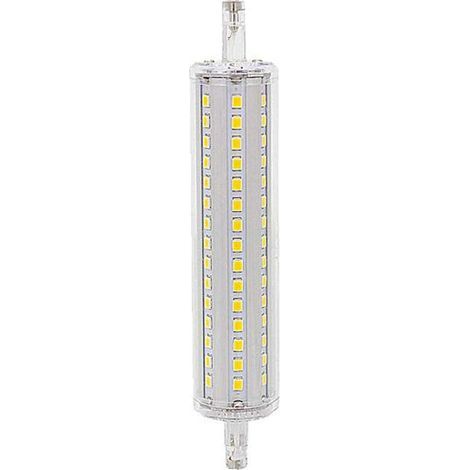 AC 85-265 V Blanc R7S Ampoule LED à intensité variable 135 mm 12 W Remplace lampe halogène