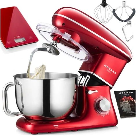 PLANETARY KITCHEN PROBOT MIXER BOWL 6.2L SET + BILANCIA + RICETTE MOZANO