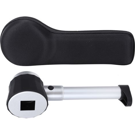 10X Portable Pocket LED Mini Magnifier Loupe Magnifying Glass with Scale for Observing (1/5)