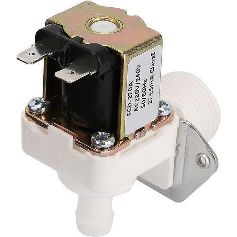Électrovanne électrique en plastique, 220 V CA, normalement fermée, pour machine à glaçons (1/5)