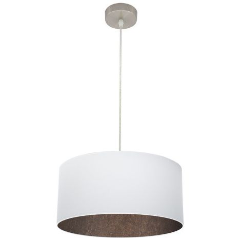 Colgante Tatiana 1xe27 Niquel/blanco-oxido Regx40x40 Cm (1/2)