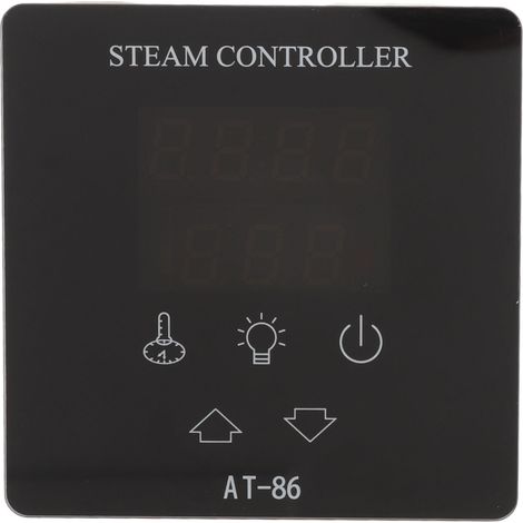 Machine de contrôle numérique en plastique ABS, contrôleur de température à écran tactile pour salle de Sauna (1/3)