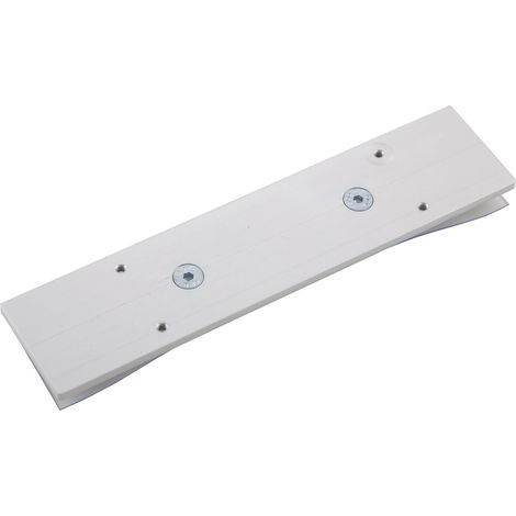 Befestigungsplatte Glas/Glas TS 92, silber (12.334)  Zubehör Türschließer dormakaba